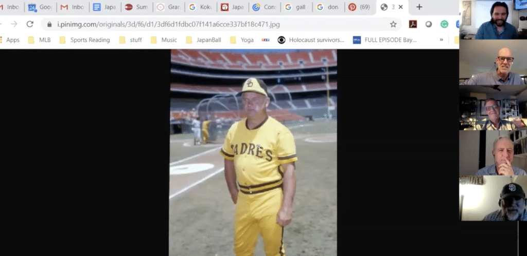 Bill and Bob Bavasi, along with author Ken LaZebnik, discuss Bob's design of the San Diego Padres uniform. Bill and Bob, along with their brother Peter, took to "Chatter Up!" to talk baseball