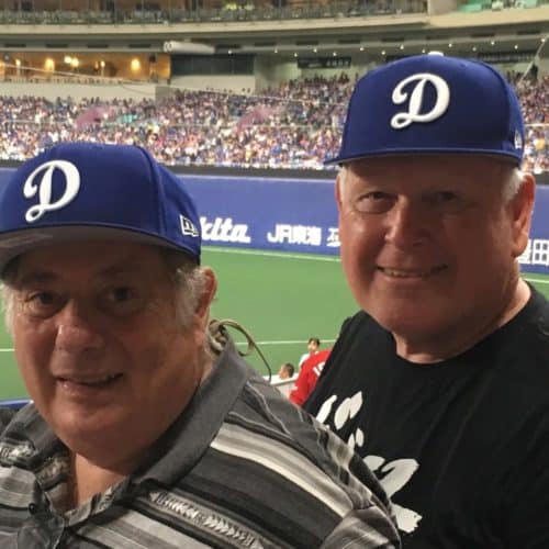 Robert Marrs and Gordon Sheldall at Nagoya Dome