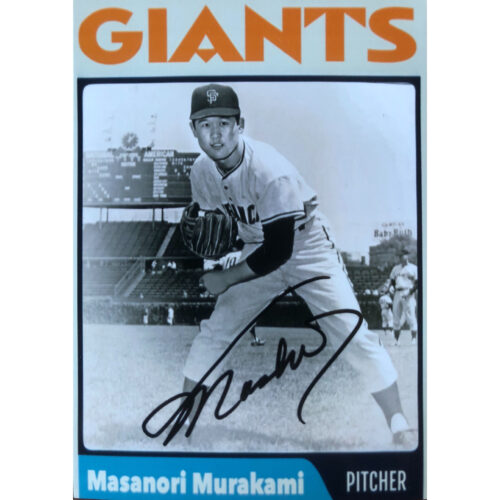 Masanori Murakami Signed San Francisco Giants Card