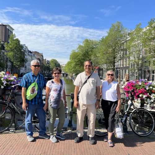 Steve, Pam, Michael, Pat in Amsterdam