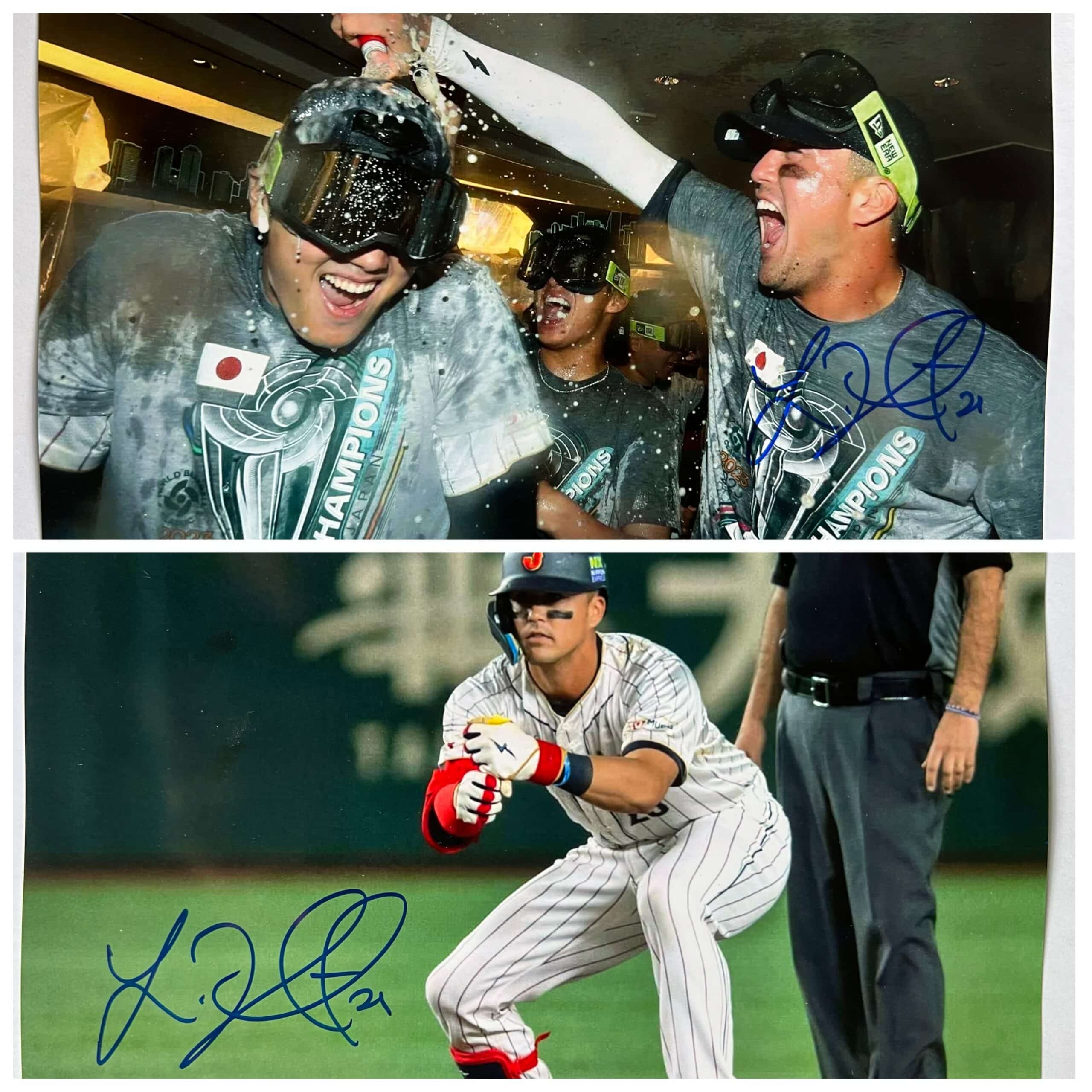 Lars Nootbaar 2023 Japan WBC Champs Signed 8x10 photo (2