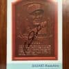 Kaz Sasaki 2 kazuhiro sasaki autographed japanese baseball hall of fame postcard
